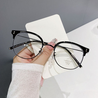 Kính nửa gọng thời trang nam nữ cao cấp không độ , Gọng kính cận chống ánh sáng xanh Stylye K025