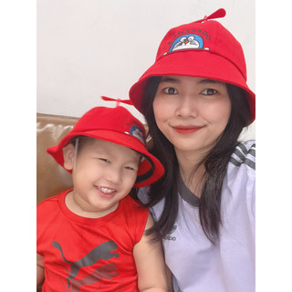 [ 2-4 tuổi ] Nón tai bèo Doremon, Mũ bucket chong chóng cho trẻ em