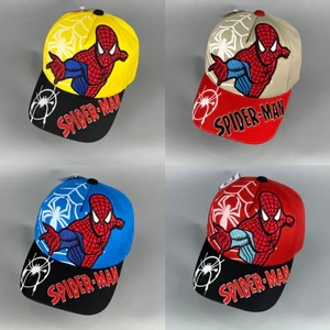 MŨ KẾT SPIDERMAN CHO TRẺ EM - MŨ LƯỠI TRAI SIÊU NHÂN NHỆN CHO BÉ TRAI