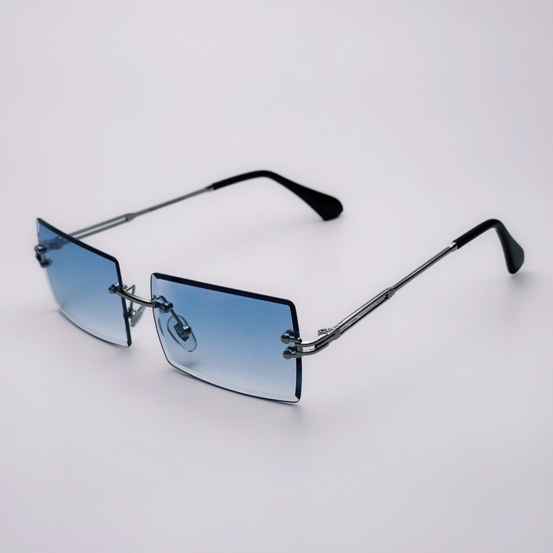 Kính râm thời trang Rim-less Fennec + bao da + khăn lau kính | Shopee ...