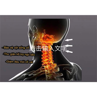 🏅LOẠI 1_CHÍNH HÃNG🏅Gối Spa Massage Công Nghê Nhật Bản, Thiết Kế Công Thái Học Chống Đau Cổ Vai Gáy