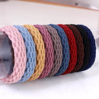Dây cun buộc tóc phong cách Hàn Quốc nhiều màu