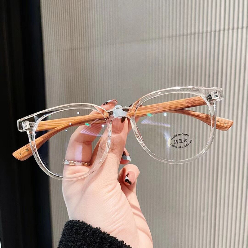 Gọng kính cận nam nữ mắt kính thời trang không độ cao cấp chống ánh sáng xanh và tia UV 400 phong cách Ulzzang 183