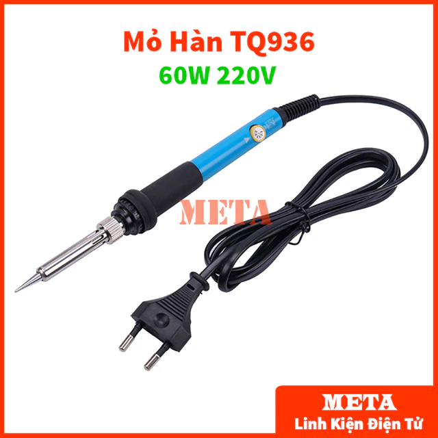 Mỏ Hàn TQ936 60W 220V, Máy Hàn TQ936 điều chỉnh nhiệt độ - Mỏ hàn 936, máy hàn 936, tay hàn TQ93, trạm hàn TQ936