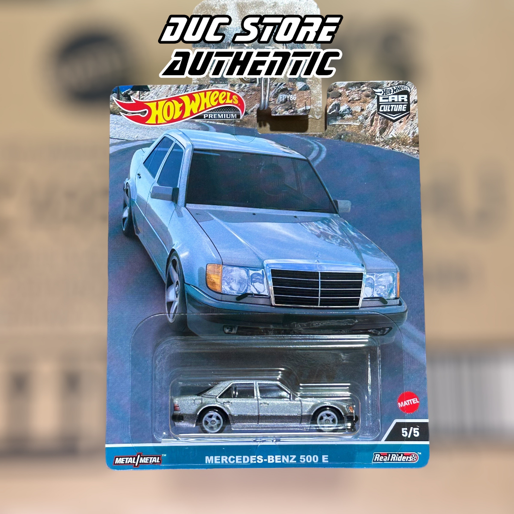 Hot Wheels Mercedes-Benz 500 E - Modèle 1:64 édition Car Culture Canyon Warriors