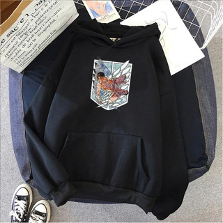 Áo Hoodie In Hình Anime Attack On Titan Y2K Esthetic Cho Nam