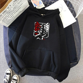 Áo Hoodie In Hình Anime Attack On Titan Y2K Esthetic Cho Nam
