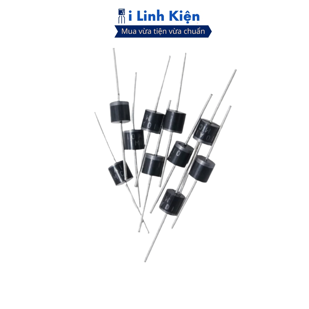 HER608 Diode xung 6A 1000V DIP đóng dây chính hãng ilinhkien