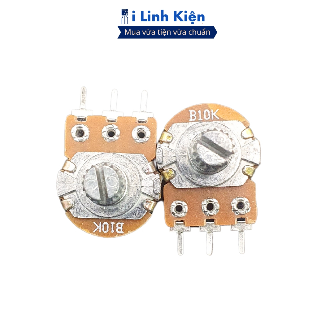 Chiết áp đơn 10K (combo 5) WH148-B10K ( Không kèm ốc) 15mm chất lượng cao ilinhkien