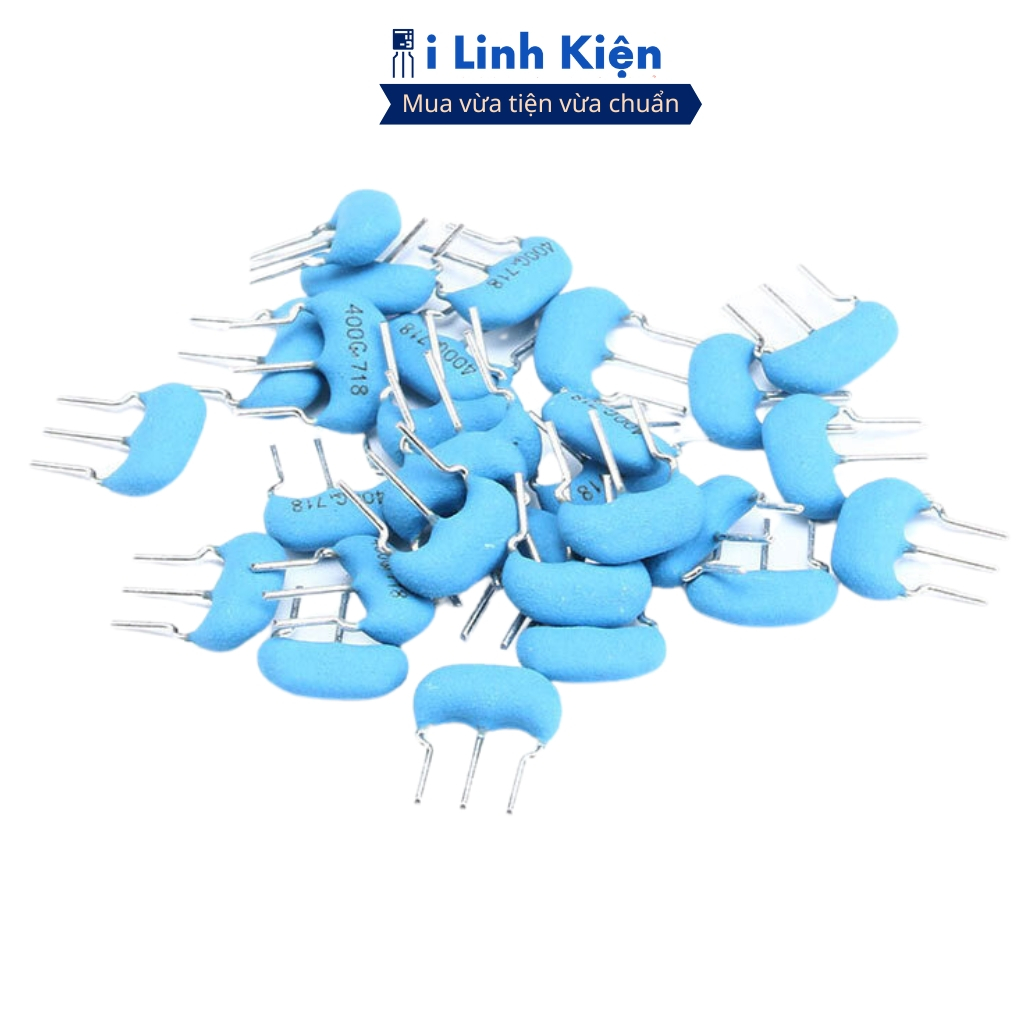 Thạch anh 3 chân 4Mhz combo 10 con chân cắm chất lượng cao ilinhkien.