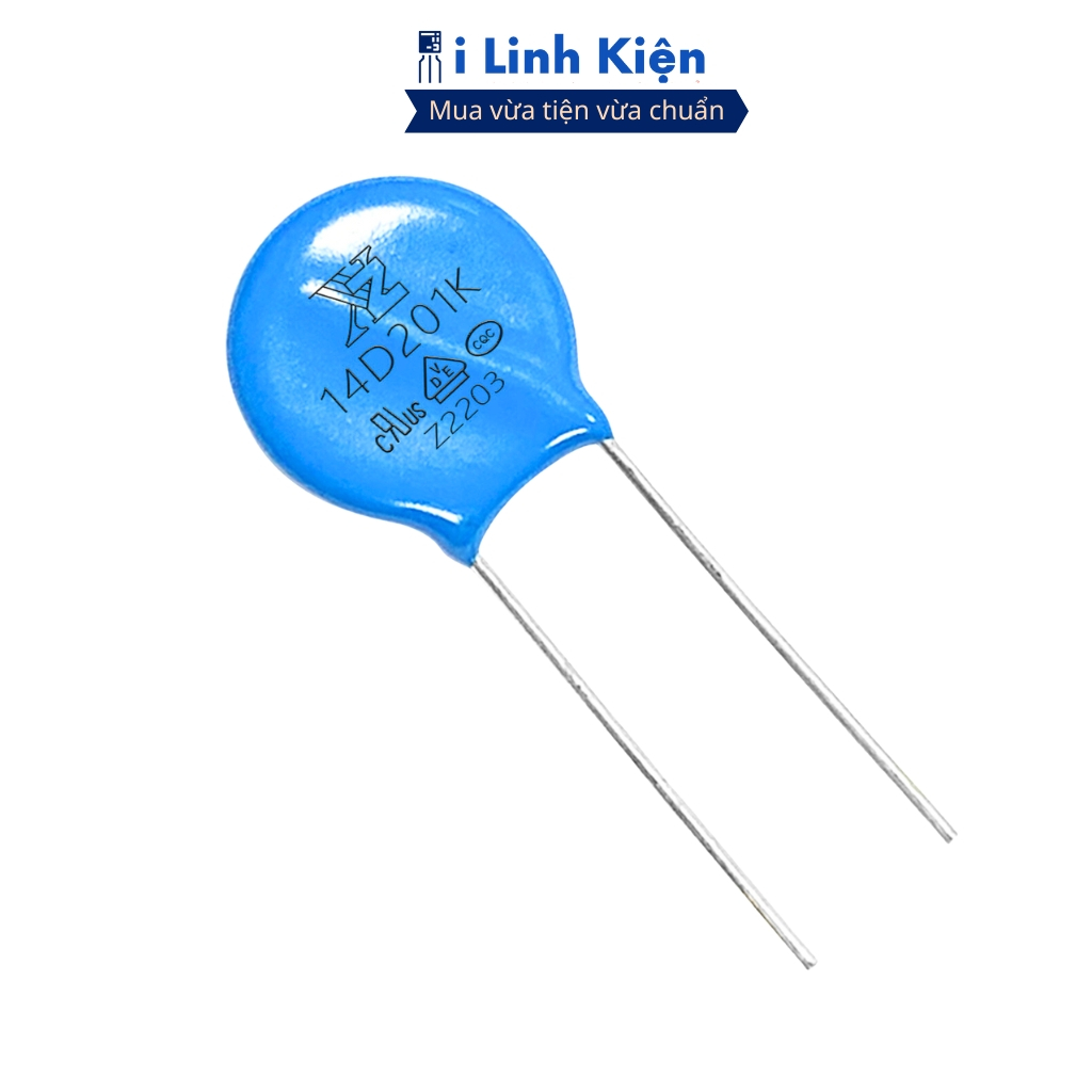 ( Combo 5) Tụ chống sét Varistor 14D201K/14D301K/14D331K/14D470K/14D471K/14D561K/14D621K/14D681K/14D821K 14mm ilinhkien.