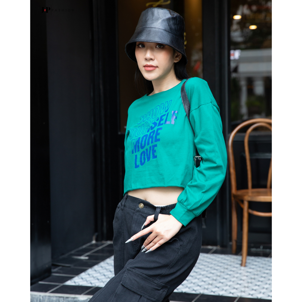 Thun Croptop Dài Tay JP Fashion 10208270