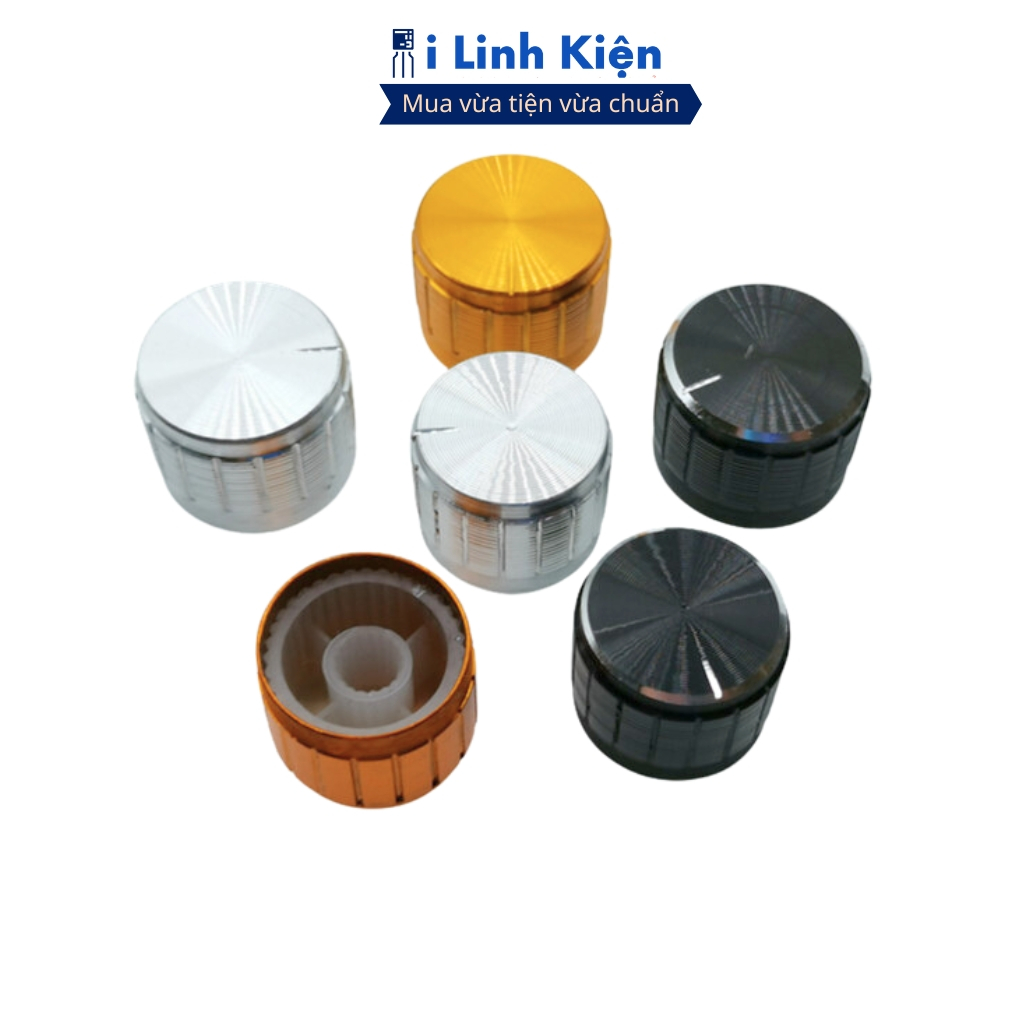 Núm vặn biến trở chiết áp nhôm nhiều màu chất lượng ilinhkien