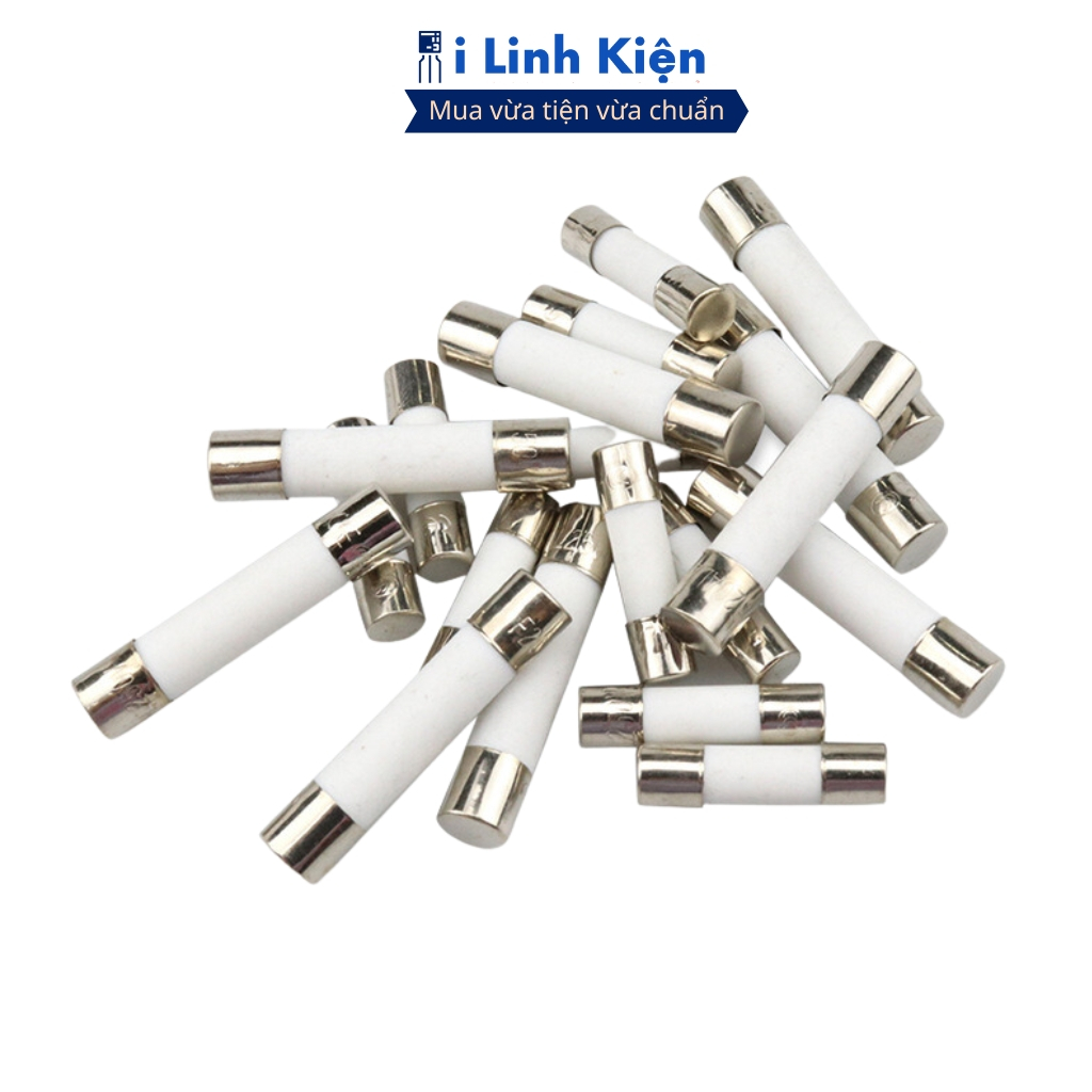 Cầu chì sứ 5x20mm 6x30mm đầy đủ giá trị chất lương ilinhkien