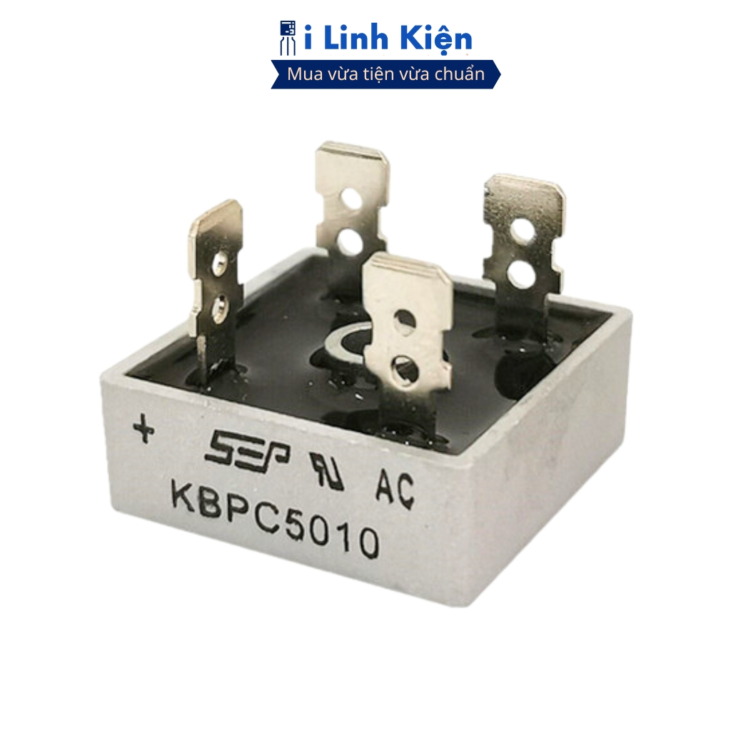 KBPC5010 Diode cầu 1000V 50A DIP-4 chính hãng SEP chân đồng chất lượng cao ilinhkien.