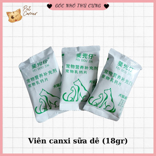 [CANXI SỮA] Viên canxi cho chó mèo bổ sung dinh dưỡng vitamin giúp chắc khỏe xương mượt lông