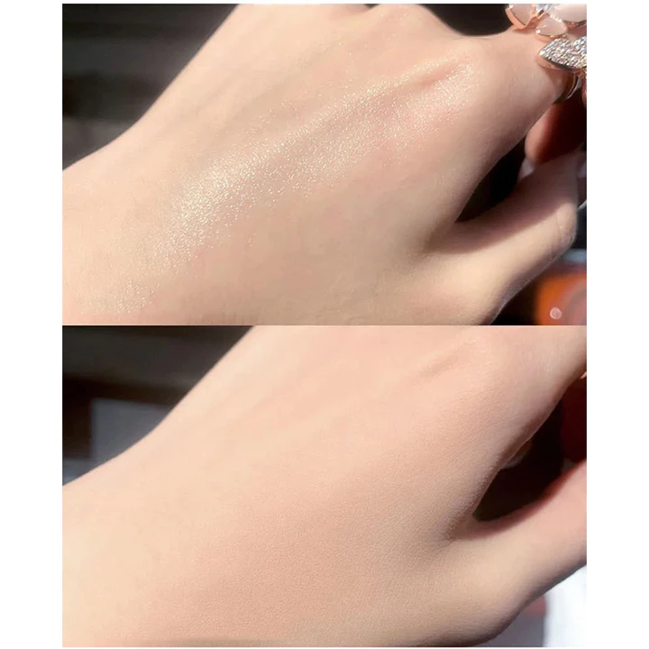 Phấn phủ kiềm dầu dạng nén Pinky Focus che khuyết điểm da, Phấn phủ dạng nén kiểm soát dầu tối ưu chất phấn mỏng mịn