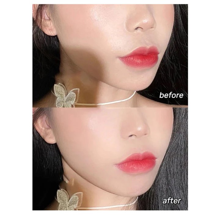 Phấn phủ kiềm dầu dạng nén Pinky Focus che khuyết điểm da, Phấn phủ dạng nén kiểm soát dầu tối ưu chất phấn mỏng mịn