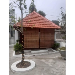 Mành trúc hun khói rộng 1,5m, buông xuống 2 mét. Mành trúc che nắng mưa rẻ nhất