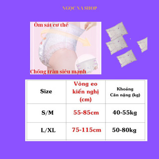 Băng vệ sinh dạng quần YOUQI túi 20 cái size S/M và L/XL siêu tiết kiệm - Dùng 1 lần tiện dụng thoải mái