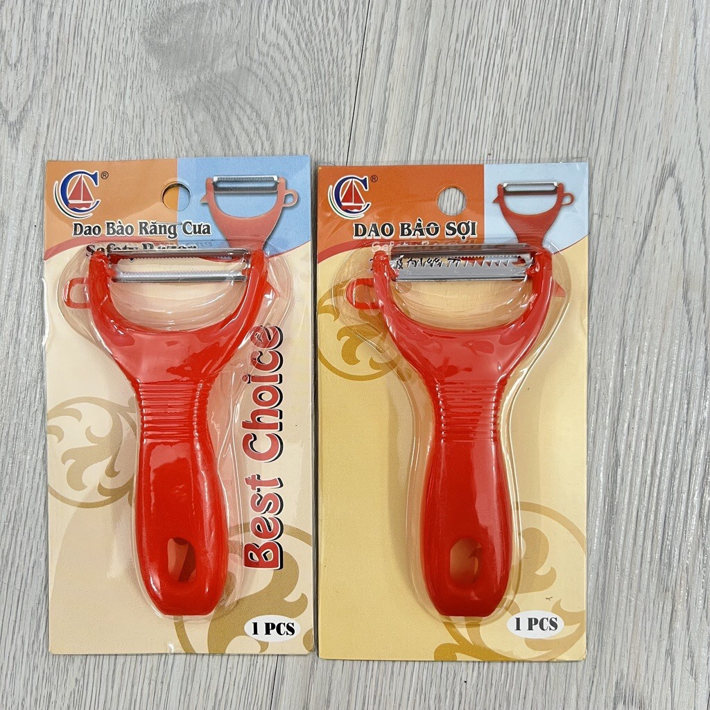 Dao bào răng cưa - Bào sợi cán cam - dụng cụ bào rau củ quả tiện lợi - đa năng
