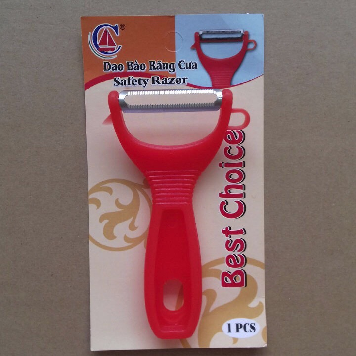 Dao bào răng cưa - Bào sợi cán cam - dụng cụ bào rau củ quả tiện lợi - đa năng