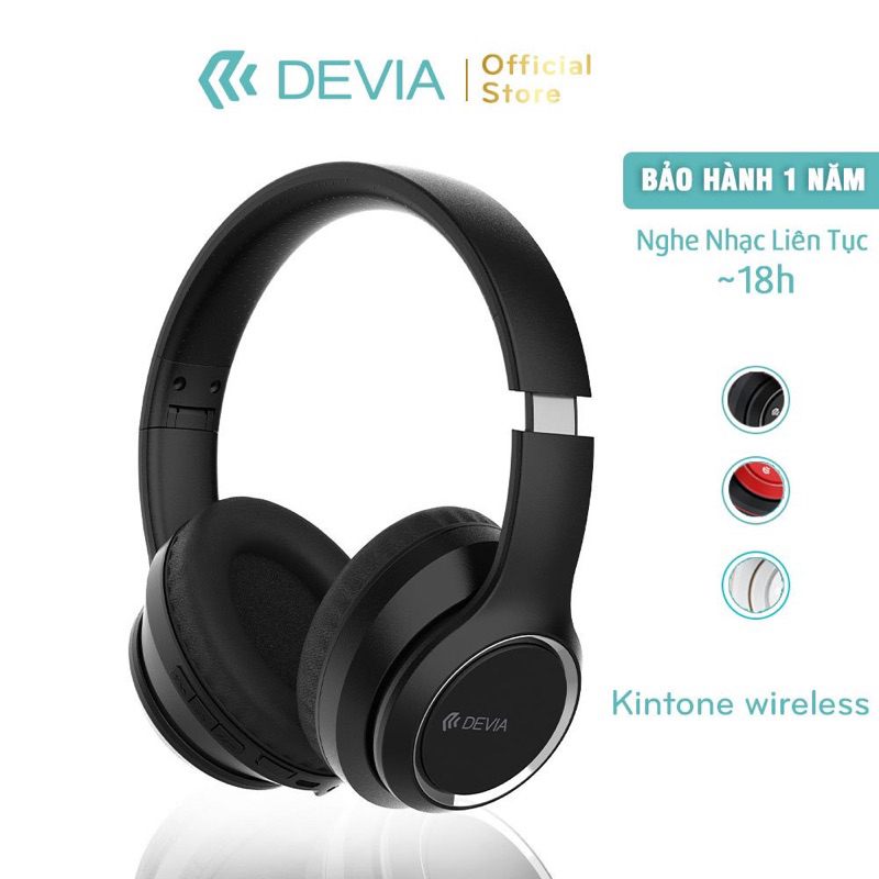 Headphone Tai Nghe Bluetooth không dây chụp tai DEVIA Kinton series có ...