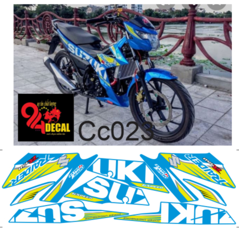 tem rời RAIDER 150C cao cấp đa dạng màu sắc