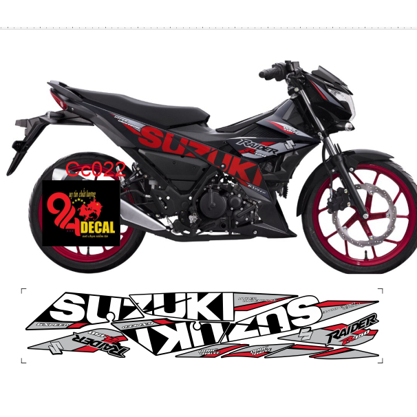 tem rời RAIDER 150C cao cấp đa dạng màu sắc