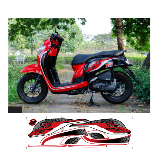 tem rời SCOOPY cao cấp đa dạng màu sắc