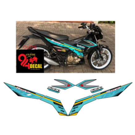 tem rời RAIDER 150C cao cấp đa dạng màu sắc