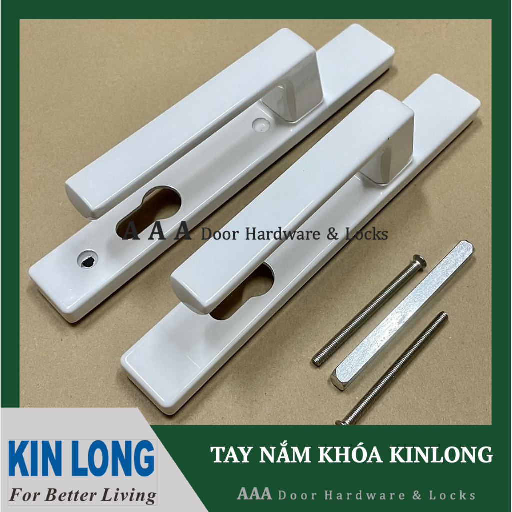 Cặp tay gạt của khoá KINLONG đơn/đa điểm dùng cho cửa nhôm XingFa (Đen ...