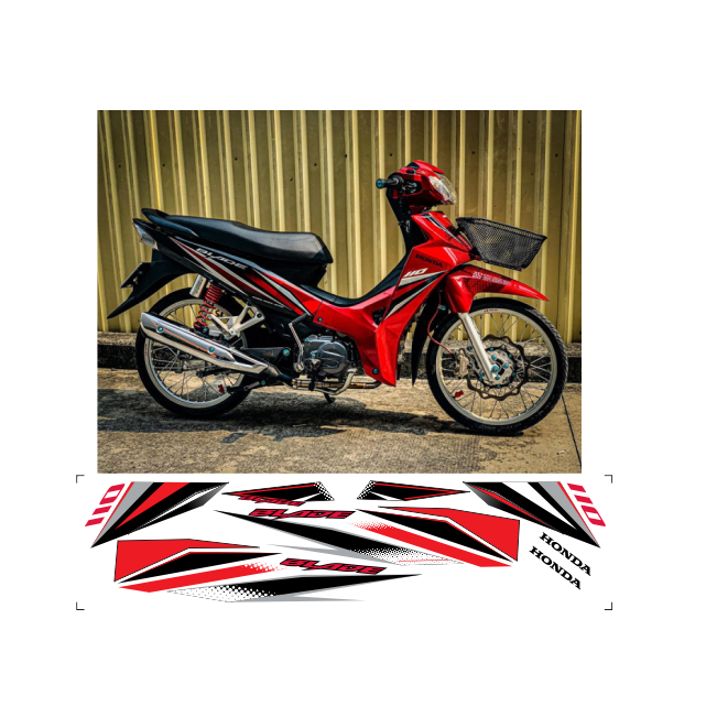 TEM RỜI HONDA BLADE 110C CAO CẤP ĐA DẠNG MÀU SẮC