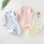 Bộ đồ liền thân Bodysuit dài tay cotton Diamond cao cấp Hàng Quảng Châu body áo liền quần cho bé trai bé gái SLT35