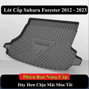 Lót Cốp Subaru Forester Đời 2012-2023 Chống Mài Mòn Gấp Mép (Hàng Nội Địa Trung)