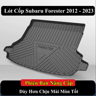 Lót Cốp Subaru Forester Đời 2012-2023 Chống Mài Mòn Gấp Mép (Hàng Nội Địa Trung)