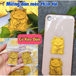 Mèo thần tài trang trí điện thoại
