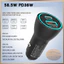 TẨU SẠC NHANH Ô TÔ 58.5W 2 CỔNG USB, TYPE-C PHÙ HỢP MỌI THIẾT BỊ - NHỎ GỌN, TIỆN LỢI, CHÁT LƯỢNG