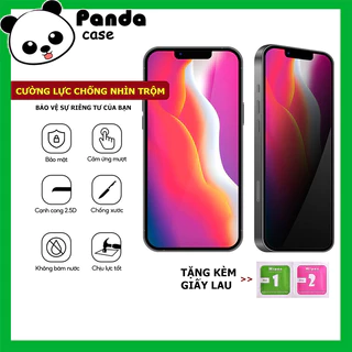 Kính Cường Lực Iphone Chống Nhìn Trộm Full Màn,KK 4D 6splus/7plus/8/8plus/x/xs/11/12/13/14/pro/max/plus-Panda Case