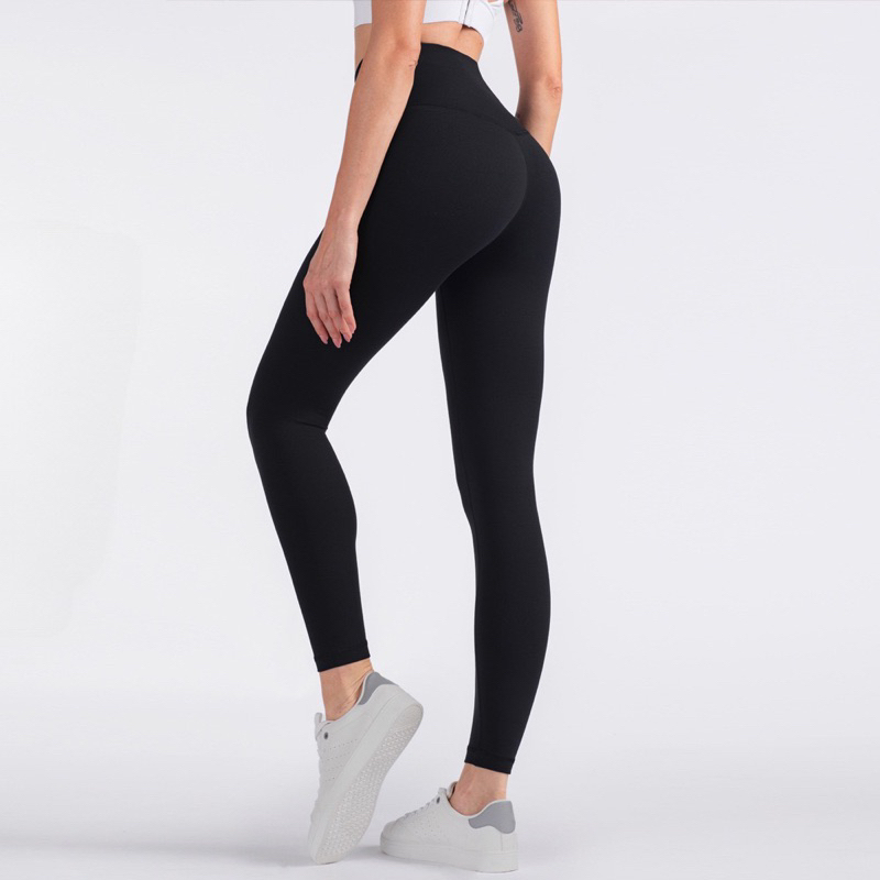 Quần legging dài tập Yoga/Gym/Pilates FitHer no line dành cho nữ cao cấp