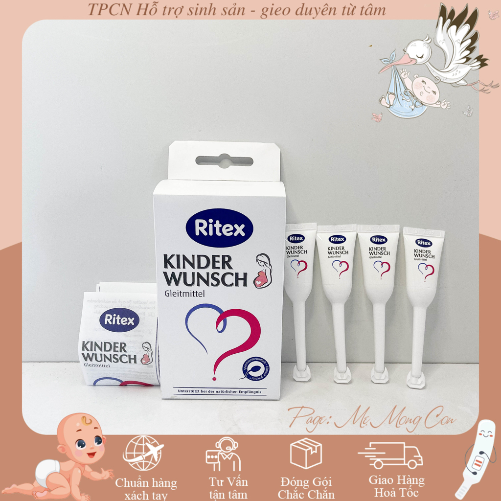 ritex kinderwunsch gleitgel Ritex gel tạo môi trường kinderwusch MEMONGCON123