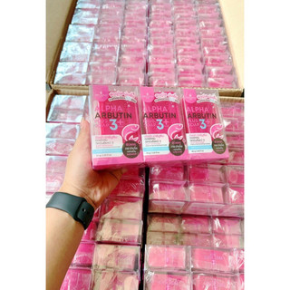 [Mẫu Mới Siêu Trắng] Soap Tắm Trắng Alpha Arbutin 3+ Plus Collagen Soap Precious 80g Thái Lan