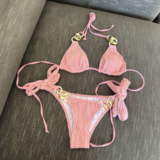 Bộ Bikini 2 Mảnh Dây Xích Điều Chỉnh Được Thời Trang Sexy
