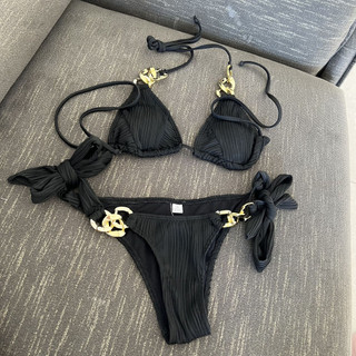 Bộ Bikini 2 Mảnh Dây Xích Điều Chỉnh Được Thời Trang Sexy