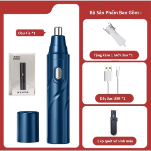 Máy cắt tỉa lông mũi kèm dây sạc USB nhỏ gọn 3 Màu