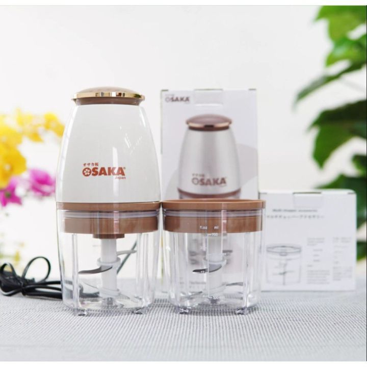 Máy Xay Đa Năng Osaka Nhật Bản - Máy Xay Sinh Tố Thịt Cao Cấp  Lưỡi Dao Lớn Không Gỉ