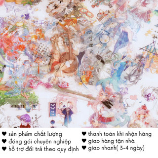 Sticker Giá Rẻ Set 25 Tấm Cute Trang Trí Toploader Decor Bình Nước Dán Mũ Bảo Hiểm Timo ST01-2