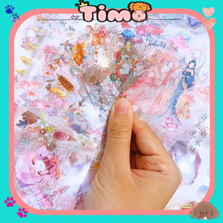Sticker Giá Rẻ Set 25 Tấm Cute Trang Trí Toploader Decor Bình Nước Dán Mũ Bảo Hiểm Timo ST01-2