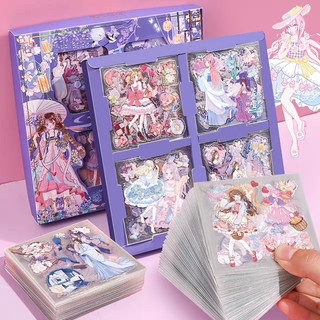 Sticker Giá Rẻ Set 25 Tấm Cute Trang Trí Toploader Decor Bình Nước Dán Mũ Bảo Hiểm Timo ST01-2