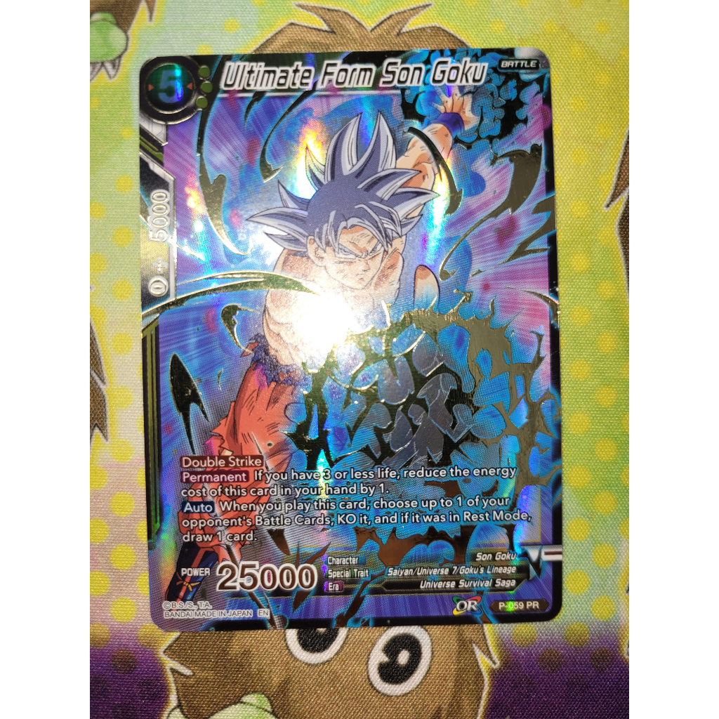 Thẻ bài Dragonball - TCG - Ultimate Form Son Goku / P-059_Gold stamp ...